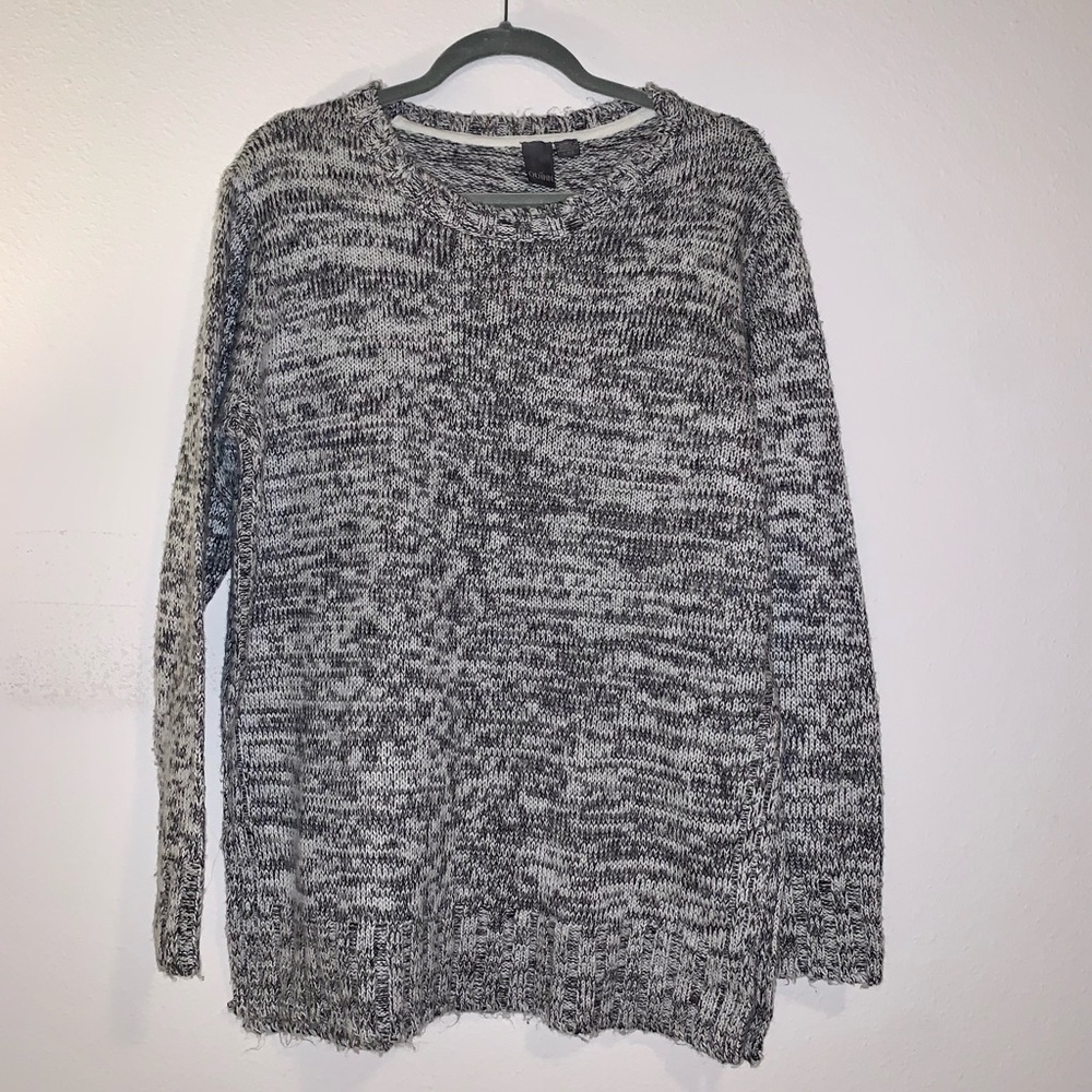 Nordstrom’s Quinn Black/grey/white sweater